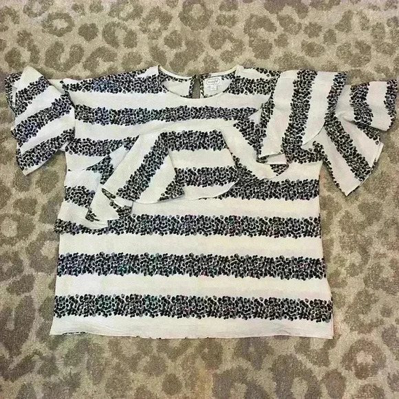 Mudpie London Flounce Top Large - Picture 4 of 6